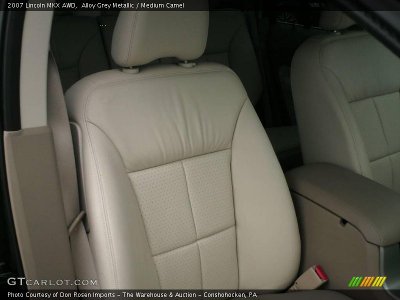 Alloy Grey Metallic / Medium Camel 2007 Lincoln MKX AWD