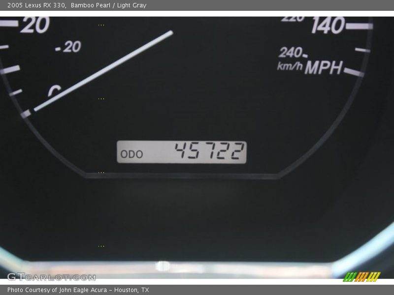 Bamboo Pearl / Light Gray 2005 Lexus RX 330