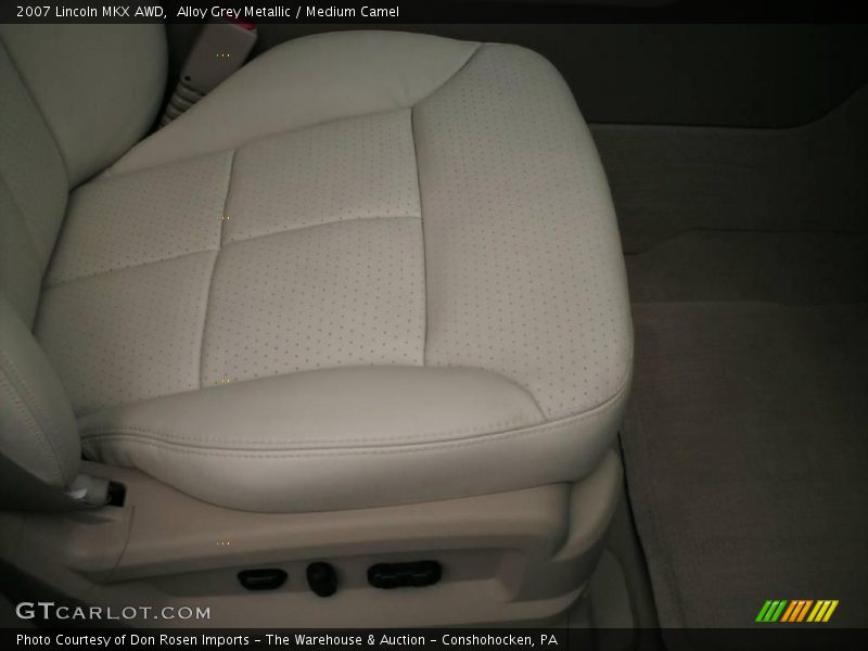 Alloy Grey Metallic / Medium Camel 2007 Lincoln MKX AWD