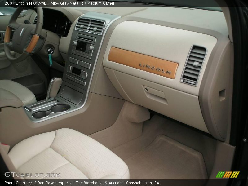 Alloy Grey Metallic / Medium Camel 2007 Lincoln MKX AWD