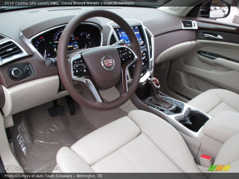 Shale/Brownstone Interior - 2016 SRX Luxury AWD 