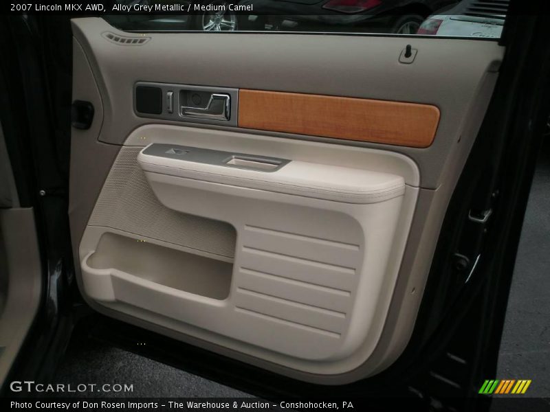 Alloy Grey Metallic / Medium Camel 2007 Lincoln MKX AWD