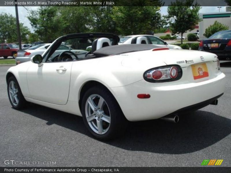 Marble White / Black 2006 Mazda MX-5 Miata Touring Roadster