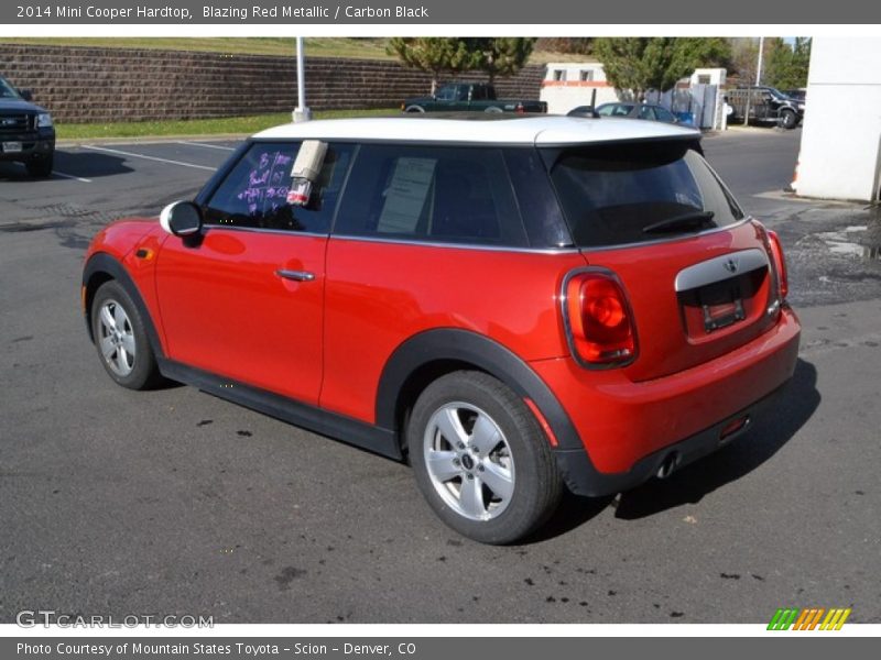 Blazing Red Metallic / Carbon Black 2014 Mini Cooper Hardtop