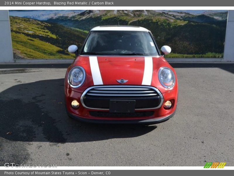 Blazing Red Metallic / Carbon Black 2014 Mini Cooper Hardtop