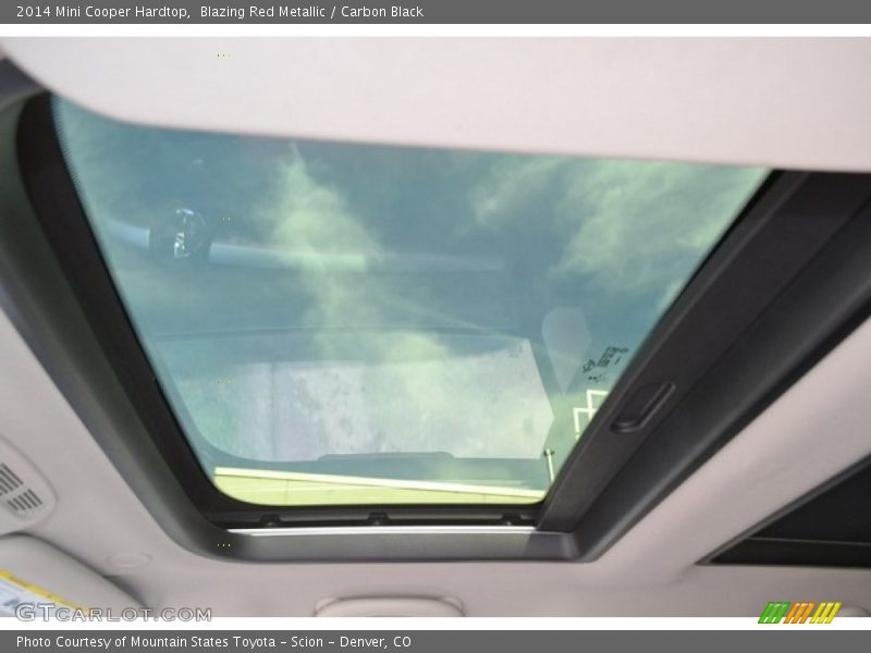 Blazing Red Metallic / Carbon Black 2014 Mini Cooper Hardtop