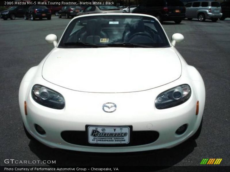 Marble White / Black 2006 Mazda MX-5 Miata Touring Roadster