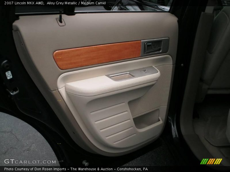 Alloy Grey Metallic / Medium Camel 2007 Lincoln MKX AWD