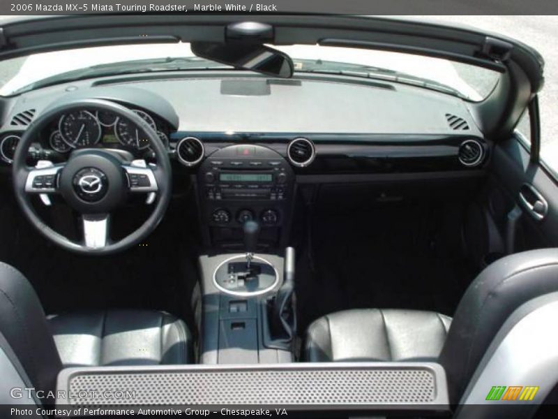 Marble White / Black 2006 Mazda MX-5 Miata Touring Roadster