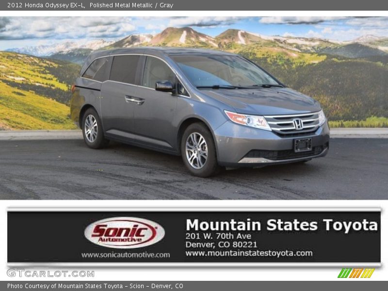 Polished Metal Metallic / Gray 2012 Honda Odyssey EX-L
