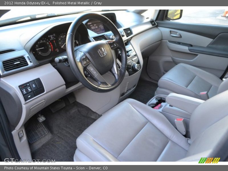 Polished Metal Metallic / Gray 2012 Honda Odyssey EX-L