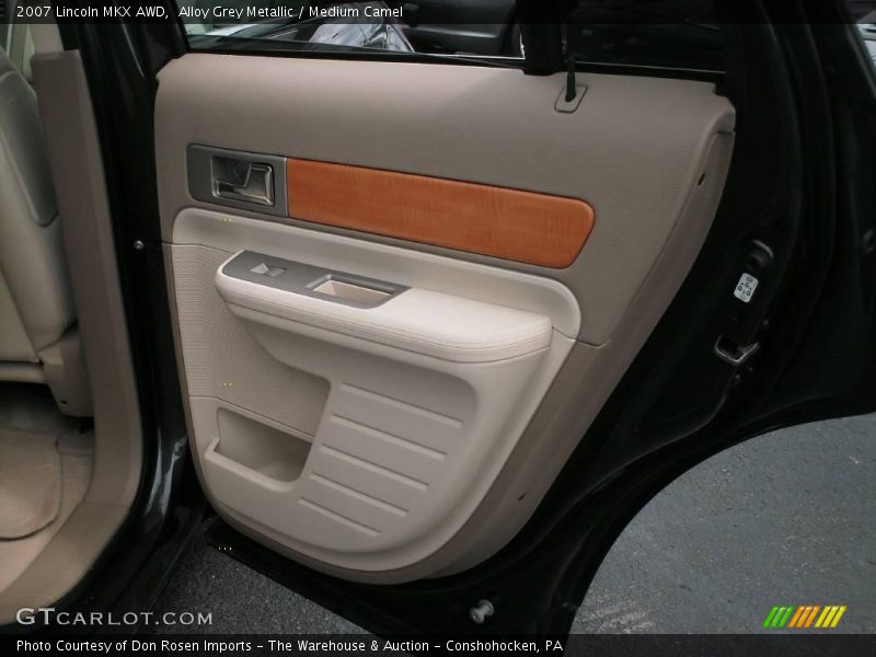 Alloy Grey Metallic / Medium Camel 2007 Lincoln MKX AWD