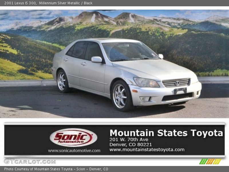 Millennium Silver Metallic / Black 2001 Lexus IS 300