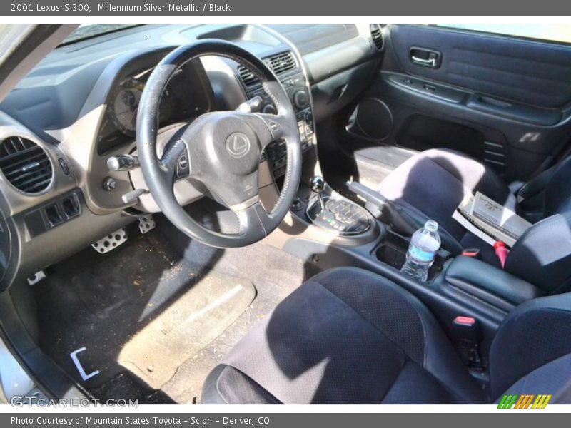 Millennium Silver Metallic / Black 2001 Lexus IS 300