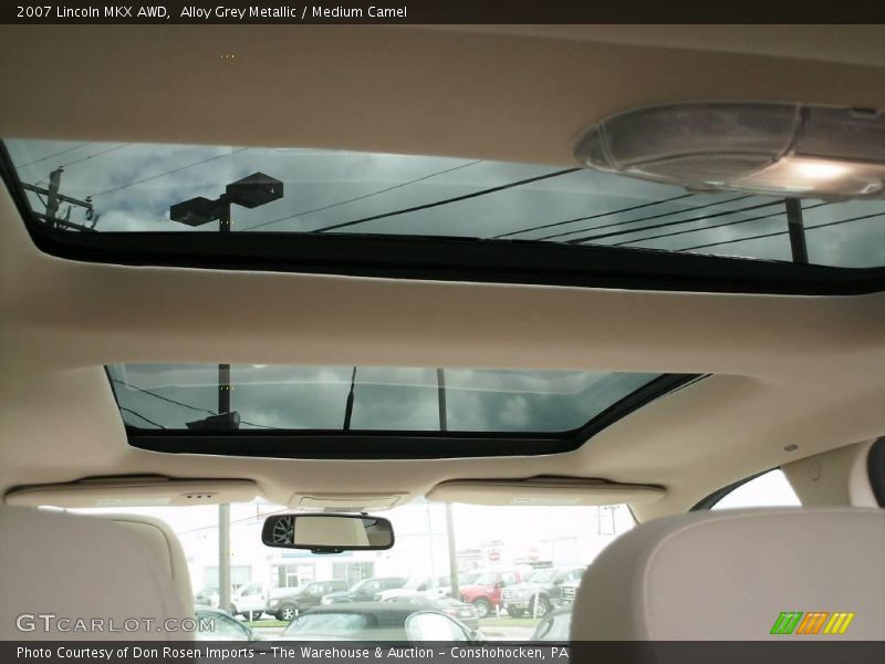 Alloy Grey Metallic / Medium Camel 2007 Lincoln MKX AWD