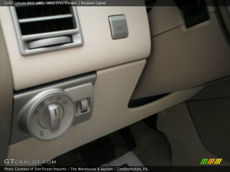 Alloy Grey Metallic / Medium Camel 2007 Lincoln MKX AWD