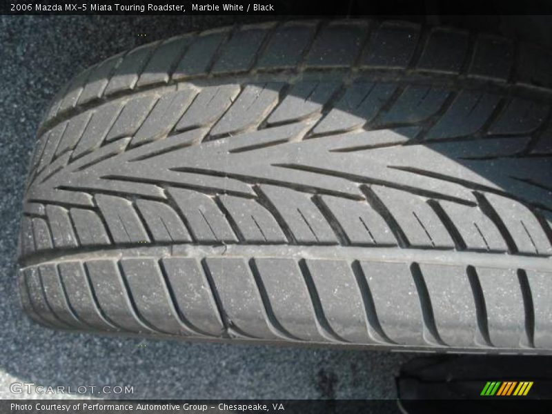 Marble White / Black 2006 Mazda MX-5 Miata Touring Roadster