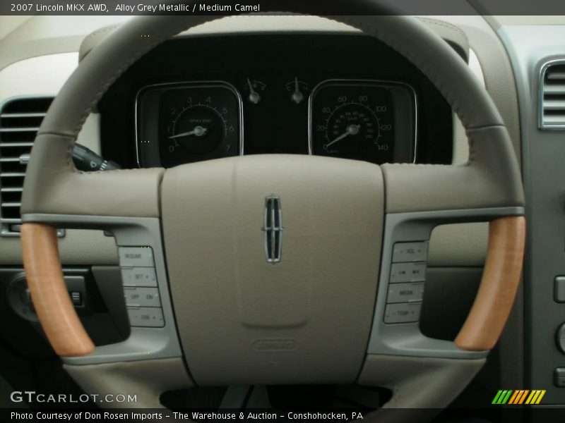 Alloy Grey Metallic / Medium Camel 2007 Lincoln MKX AWD