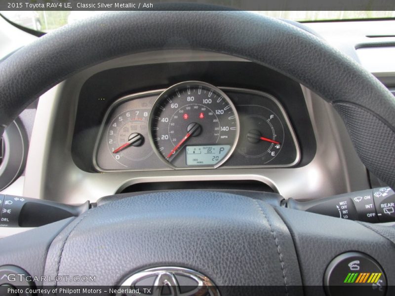 Classic Silver Metallic / Ash 2015 Toyota RAV4 LE