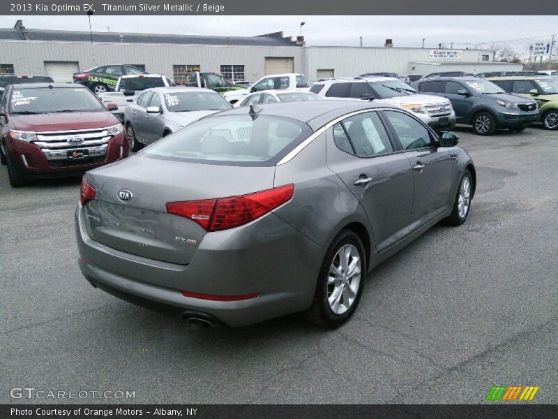 Titanium Silver Metallic / Beige 2013 Kia Optima EX