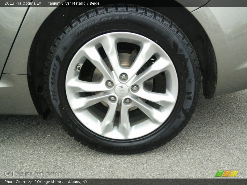 Titanium Silver Metallic / Beige 2013 Kia Optima EX