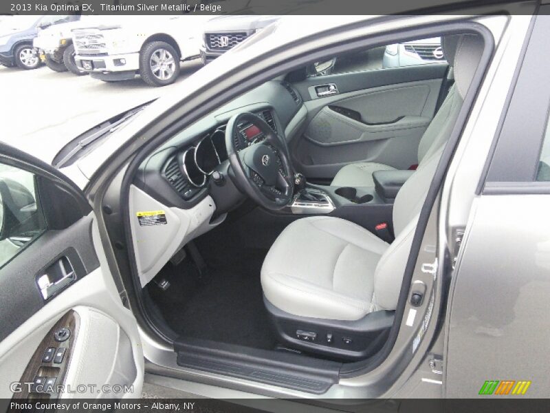 Titanium Silver Metallic / Beige 2013 Kia Optima EX