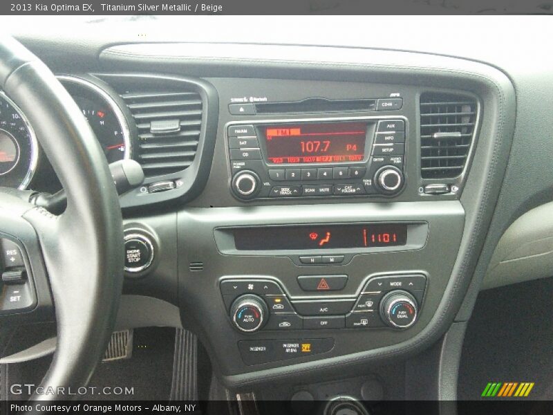 Titanium Silver Metallic / Beige 2013 Kia Optima EX