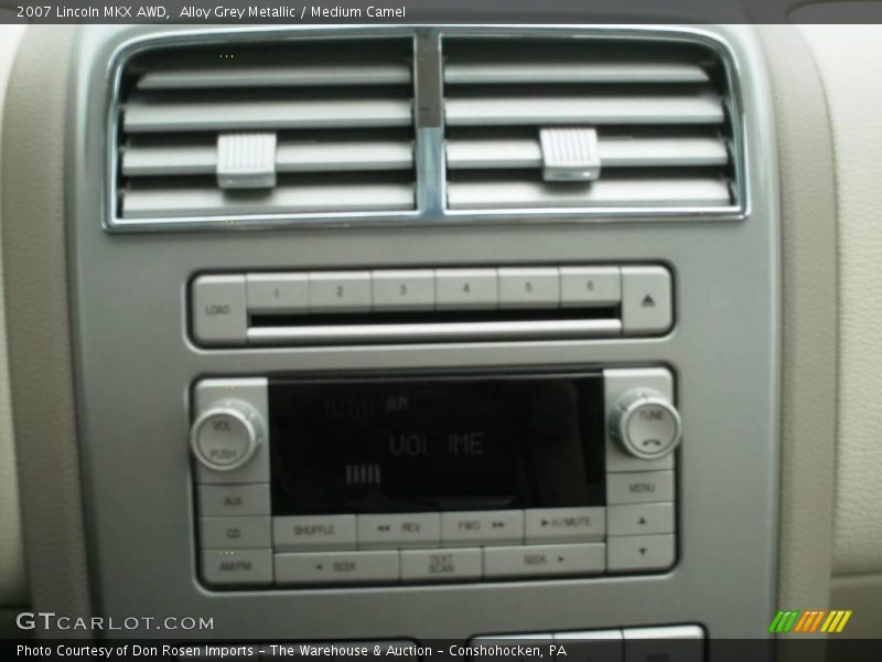 Alloy Grey Metallic / Medium Camel 2007 Lincoln MKX AWD