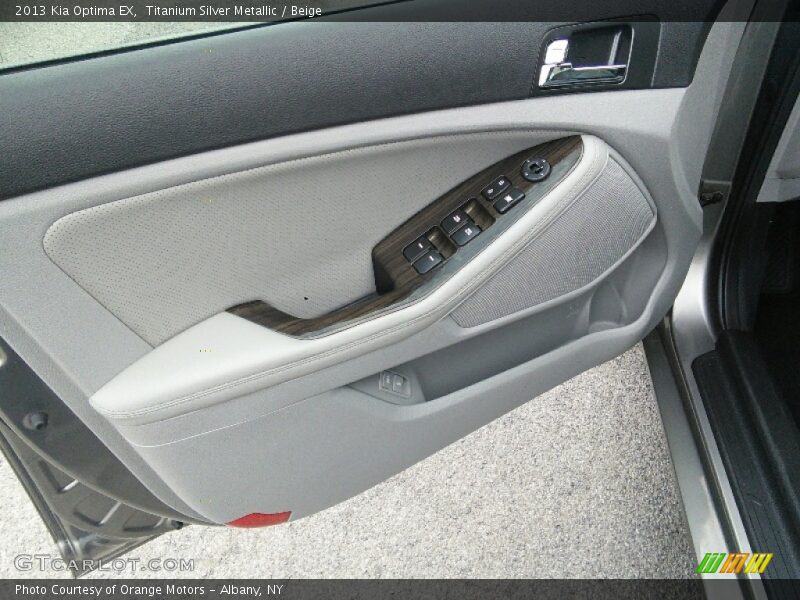 Titanium Silver Metallic / Beige 2013 Kia Optima EX