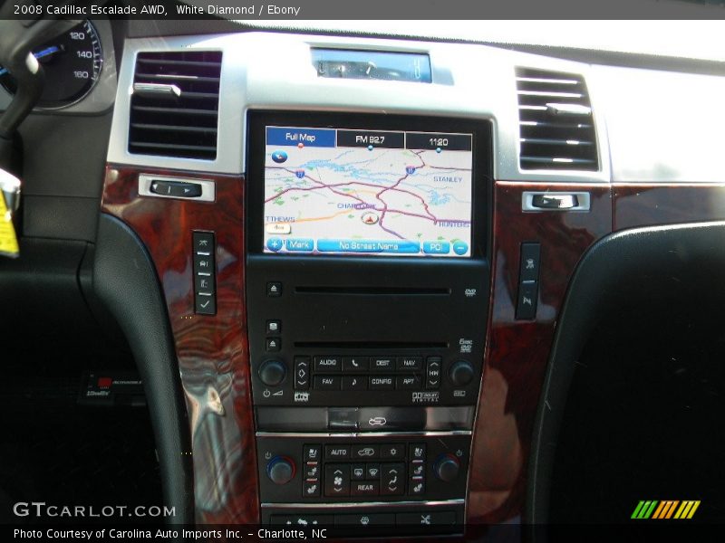 White Diamond / Ebony 2008 Cadillac Escalade AWD