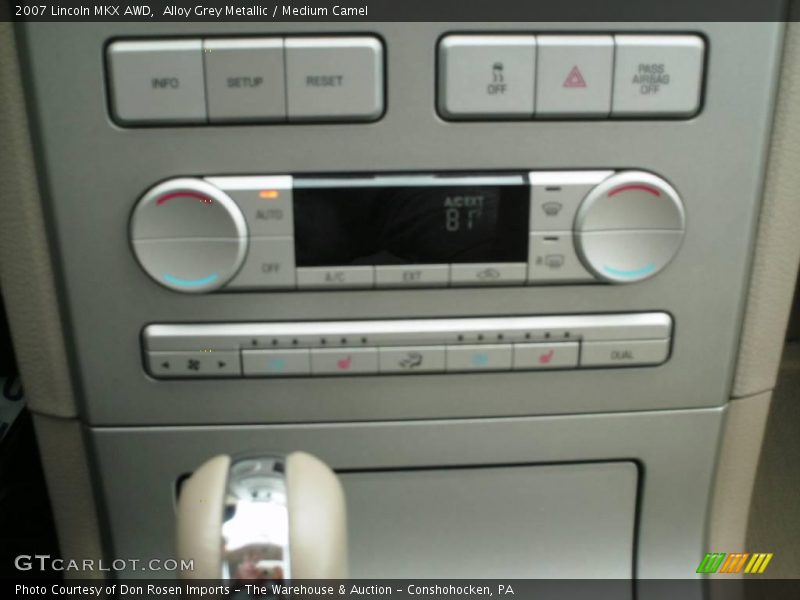 Alloy Grey Metallic / Medium Camel 2007 Lincoln MKX AWD