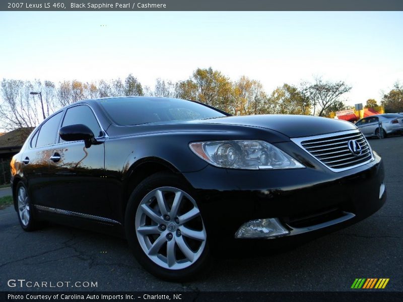 Black Sapphire Pearl / Cashmere 2007 Lexus LS 460