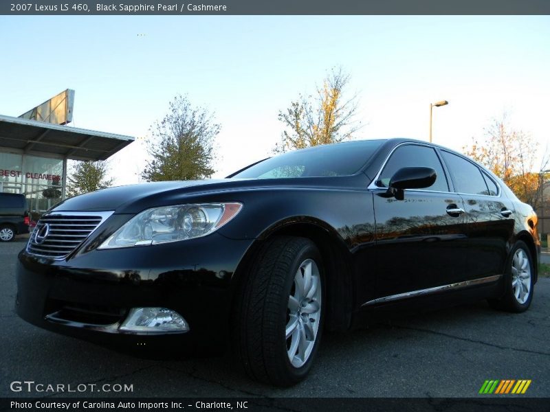 Black Sapphire Pearl / Cashmere 2007 Lexus LS 460