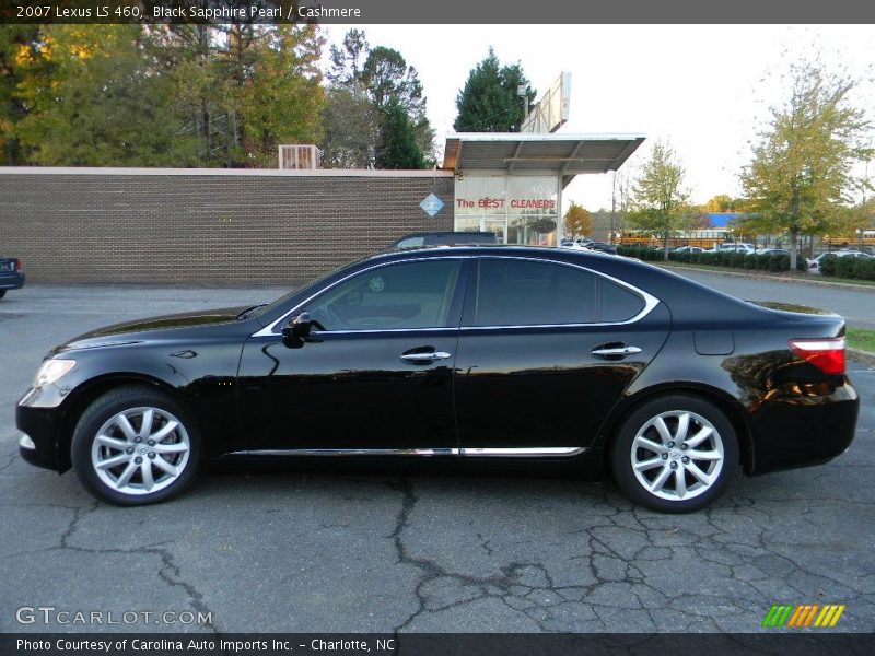 Black Sapphire Pearl / Cashmere 2007 Lexus LS 460