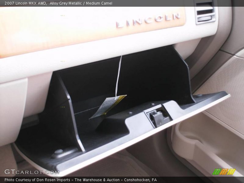 Alloy Grey Metallic / Medium Camel 2007 Lincoln MKX AWD