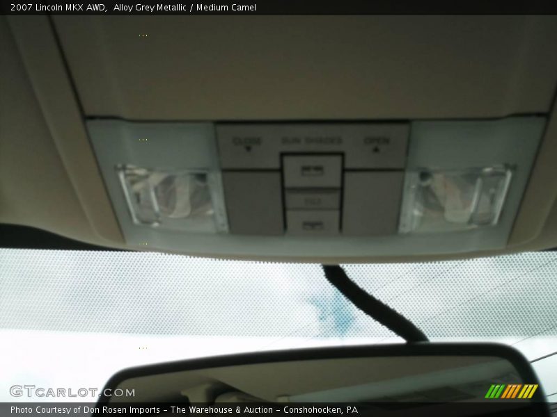 Alloy Grey Metallic / Medium Camel 2007 Lincoln MKX AWD