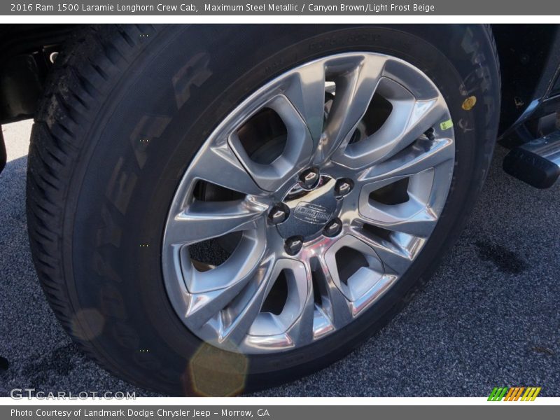 Maximum Steel Metallic / Canyon Brown/Light Frost Beige 2016 Ram 1500 Laramie Longhorn Crew Cab
