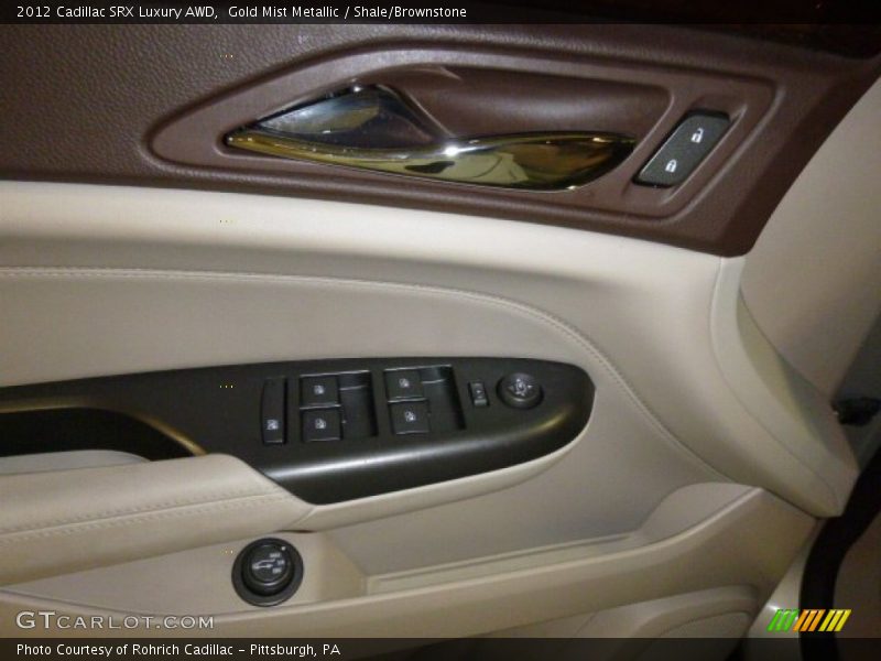 Gold Mist Metallic / Shale/Brownstone 2012 Cadillac SRX Luxury AWD