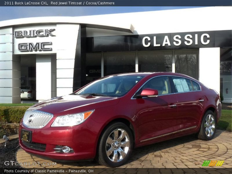 Red Jewel Tintcoat / Cocoa/Cashmere 2011 Buick LaCrosse CXL