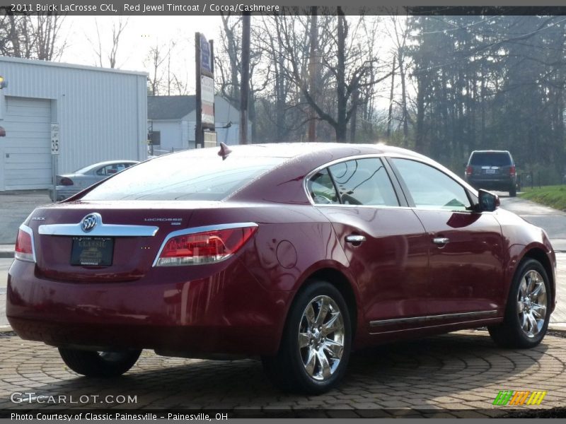 Red Jewel Tintcoat / Cocoa/Cashmere 2011 Buick LaCrosse CXL