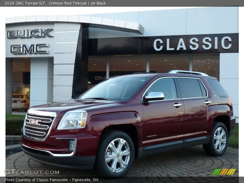 Crimson Red Tintcoat / Jet Black 2016 GMC Terrain SLT