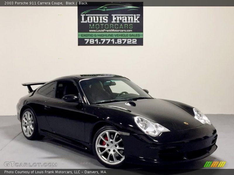 Black / Black 2003 Porsche 911 Carrera Coupe