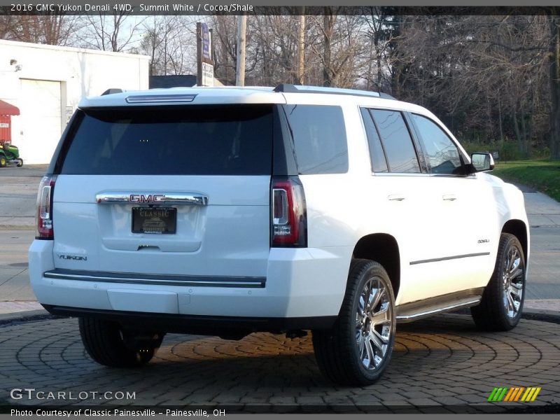 Summit White / Cocoa/Shale 2016 GMC Yukon Denali 4WD