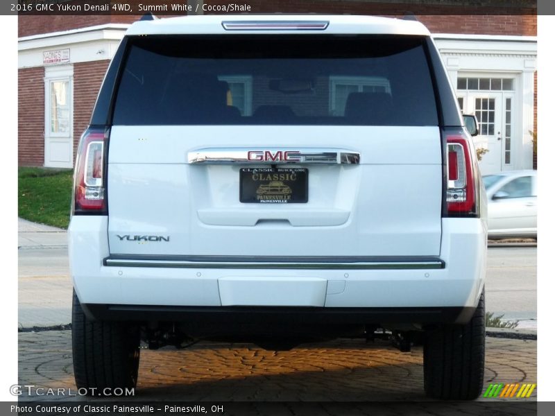 Summit White / Cocoa/Shale 2016 GMC Yukon Denali 4WD