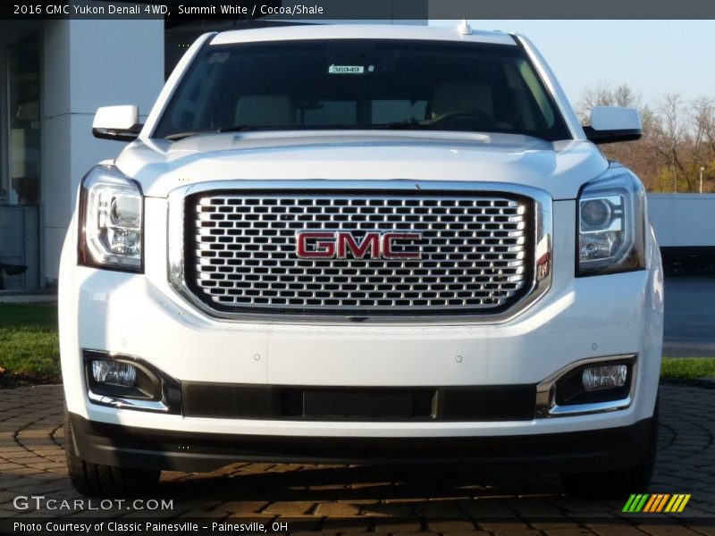 Summit White / Cocoa/Shale 2016 GMC Yukon Denali 4WD