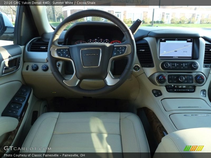 Summit White / Cocoa/Shale 2016 GMC Yukon Denali 4WD