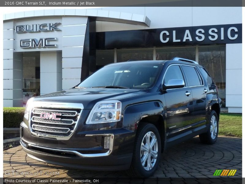 Iridium Metallic / Jet Black 2016 GMC Terrain SLT