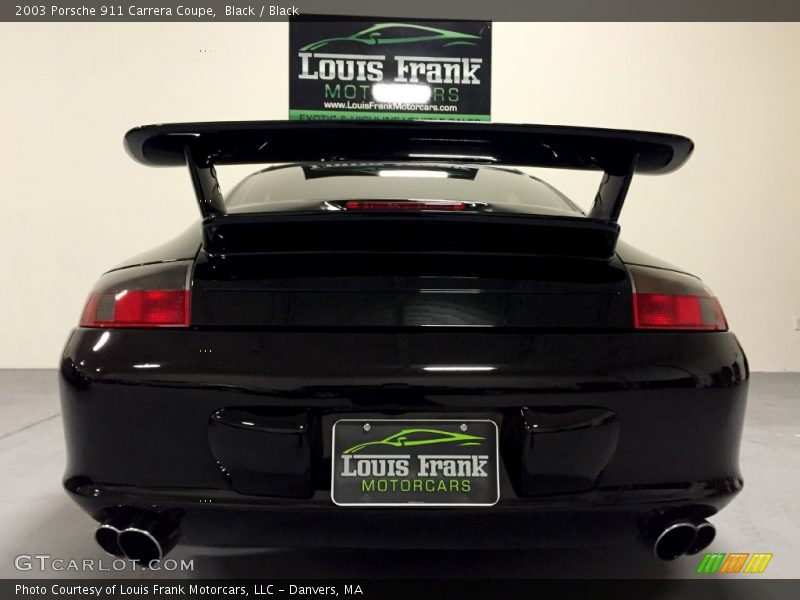 Black / Black 2003 Porsche 911 Carrera Coupe