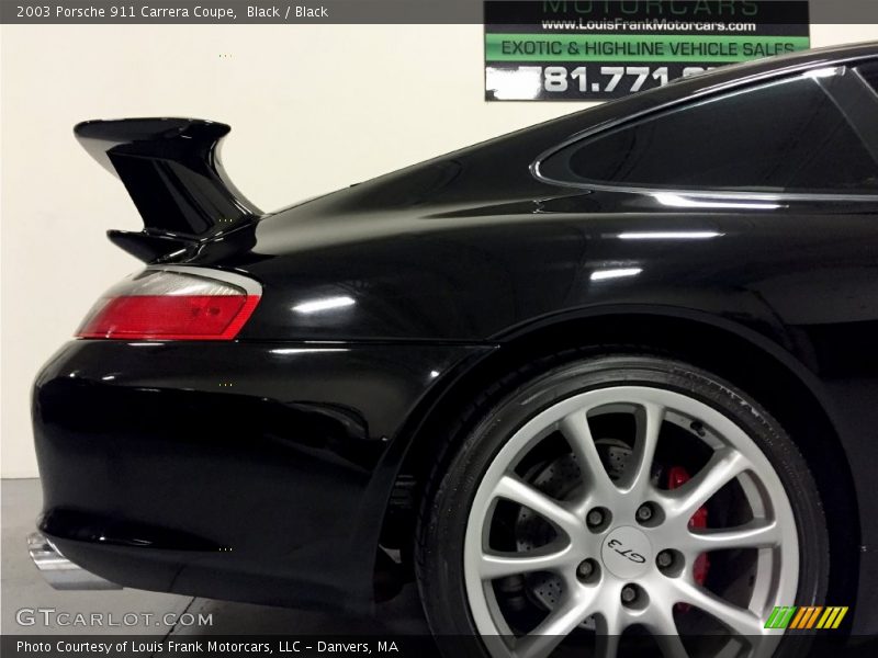 Black / Black 2003 Porsche 911 Carrera Coupe