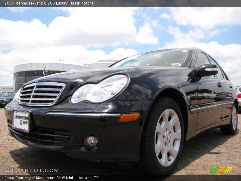Black / Stone 2006 Mercedes-Benz C 280 Luxury